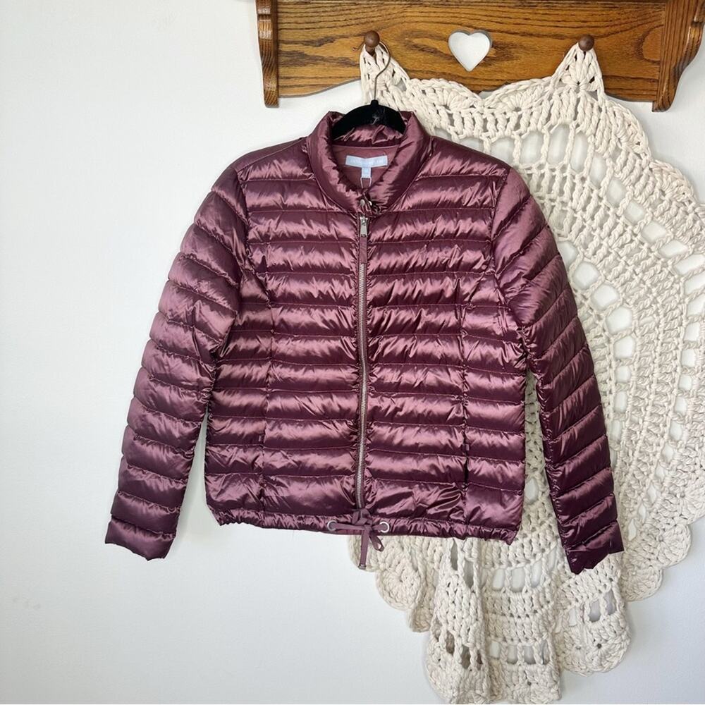 ANTONIO MELANI Purple Down Puffer Jacket Size Medium